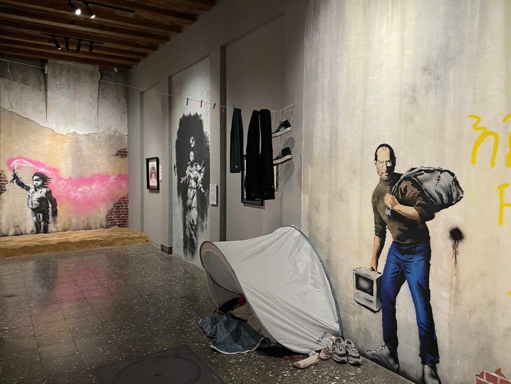Visiter Musee Banksy Barcelone Steve Jobs