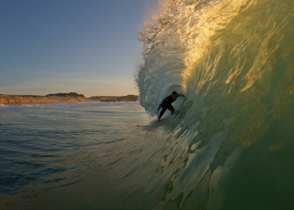 surf dans les Landes