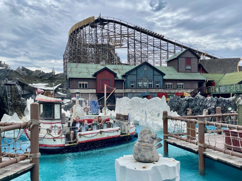 Europa Park en Allemagne, proche de la frontière française