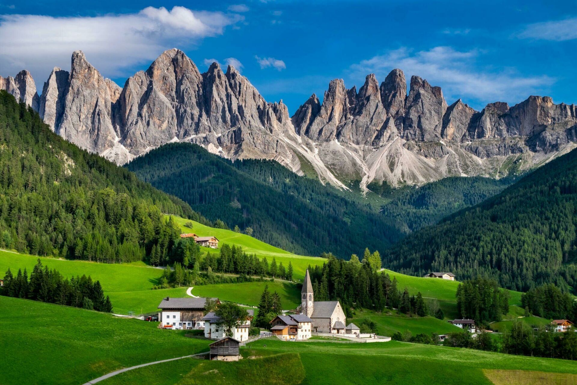Les paysages d'Italie