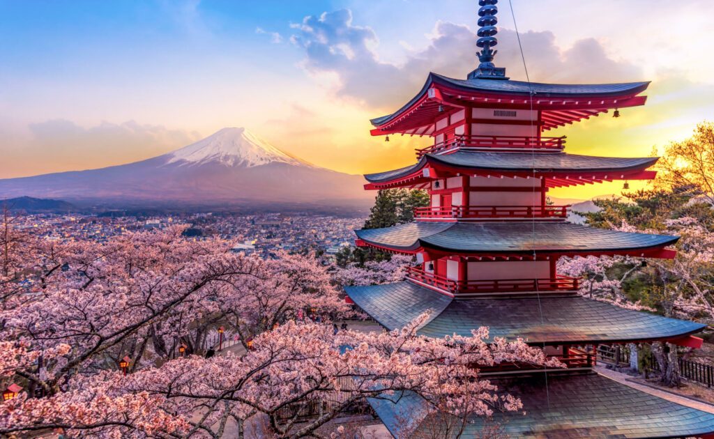 Admirer le Mont Fuji en amoureux