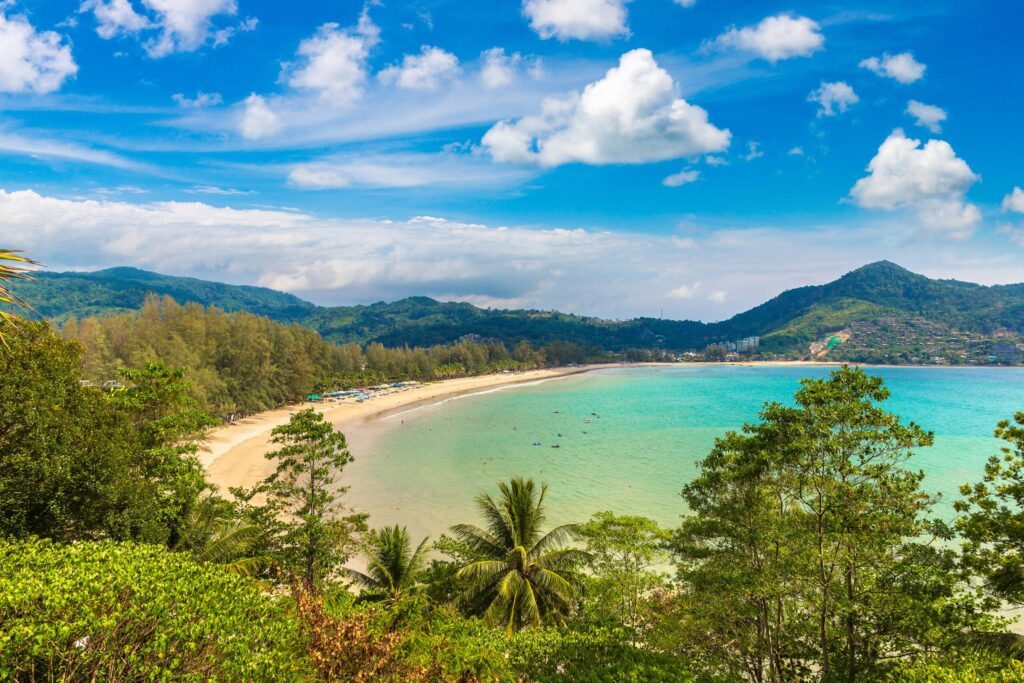 La plage de Kamala à Phuket