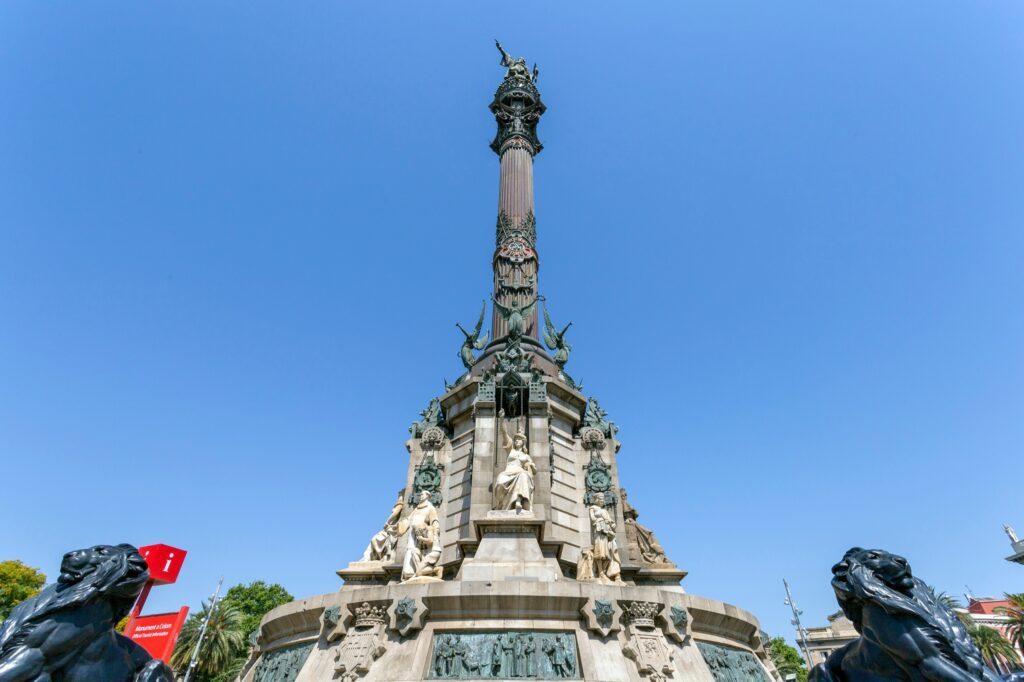 Columbus Monument in Barcelona