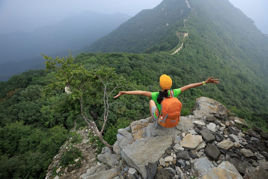 Muraille de Chine une mauvaise chute peut vitre arriver