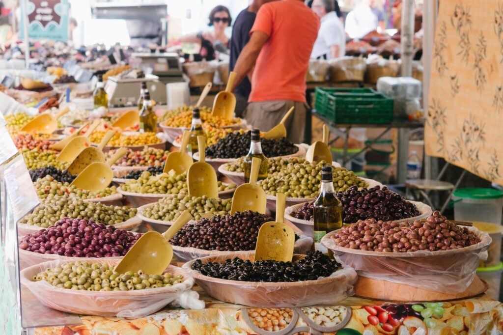 Sur le marché d'Arles