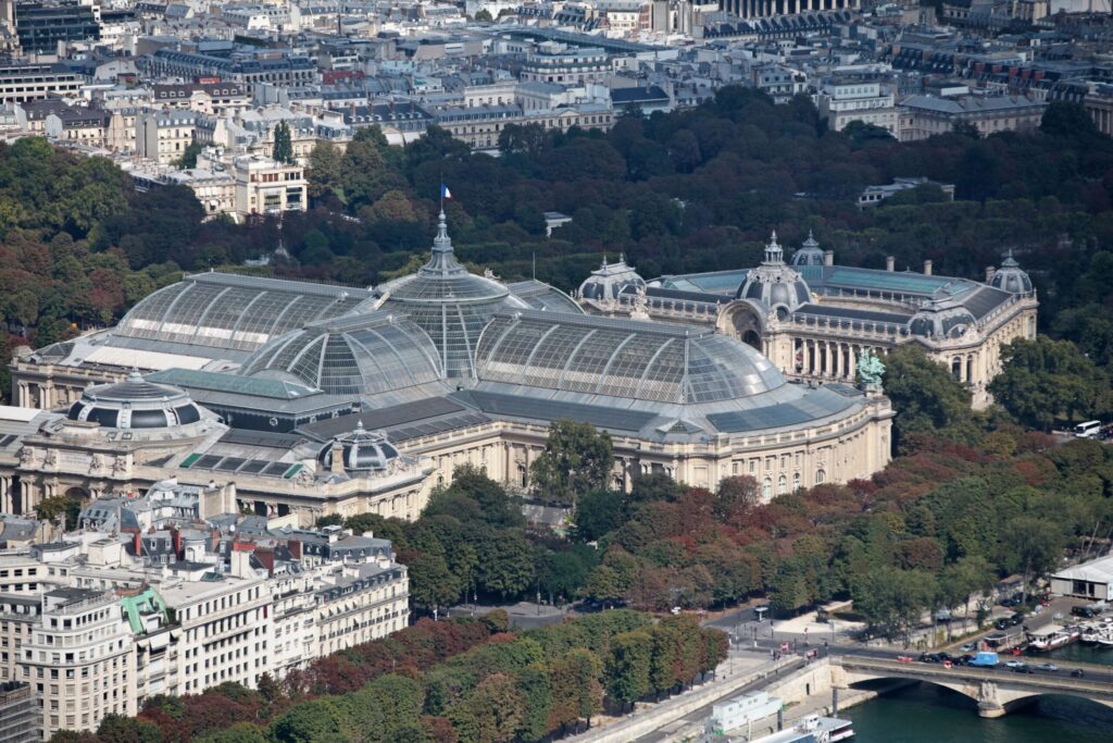 Vue aérienne du Grand Palais