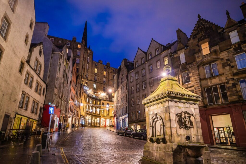 Le quartier de Grassmarket, à voir à Edimbourg