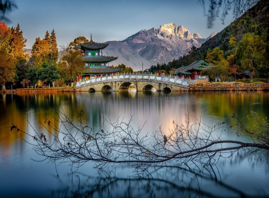 Black Dragon Pool in Lijiang, China