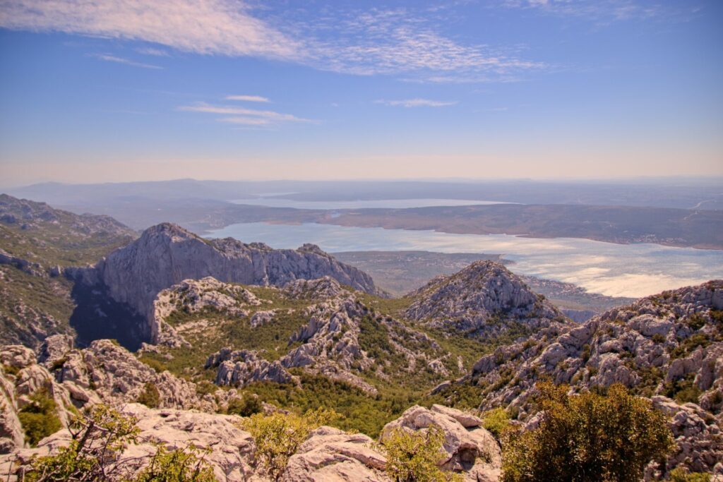 The mountains and nature of National park Paklenica, Croatia