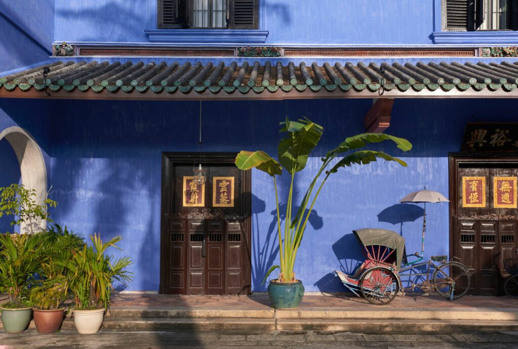 Ancient mansion - Cheong Fatt Tze the blue mansion, George Town, Penang.