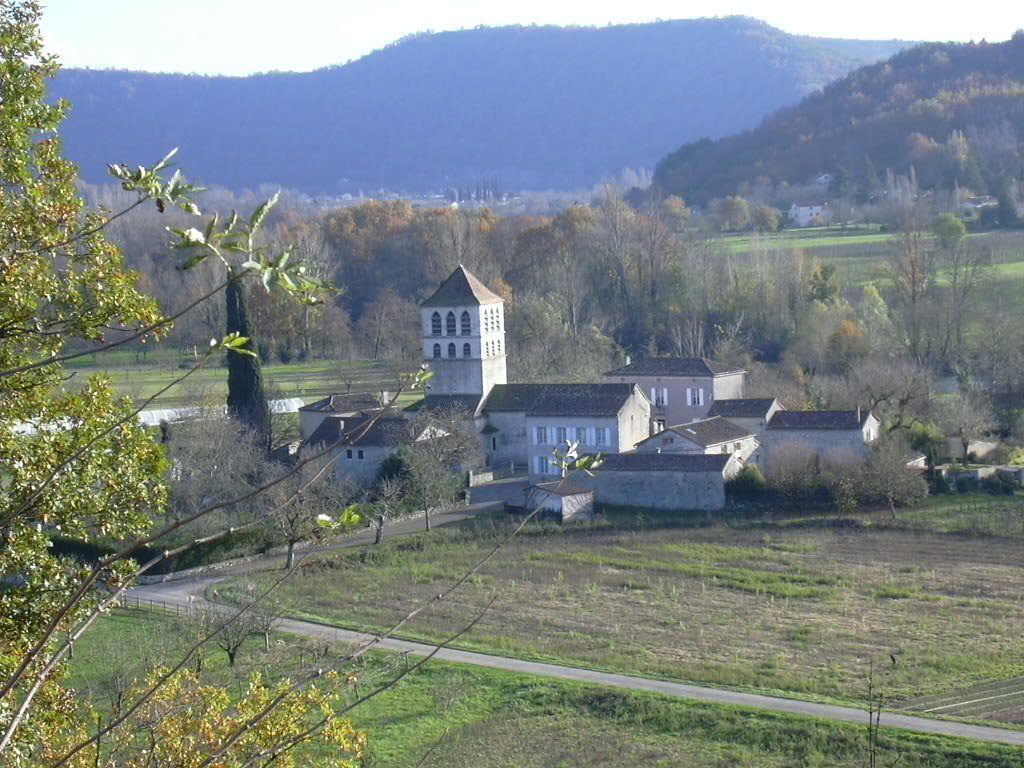 Le village de Caillac autour de Cahors