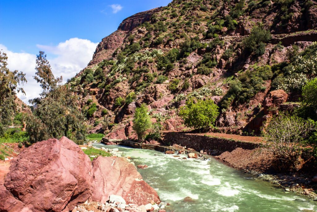 La vallée de l’Ourika - paysage Maroc