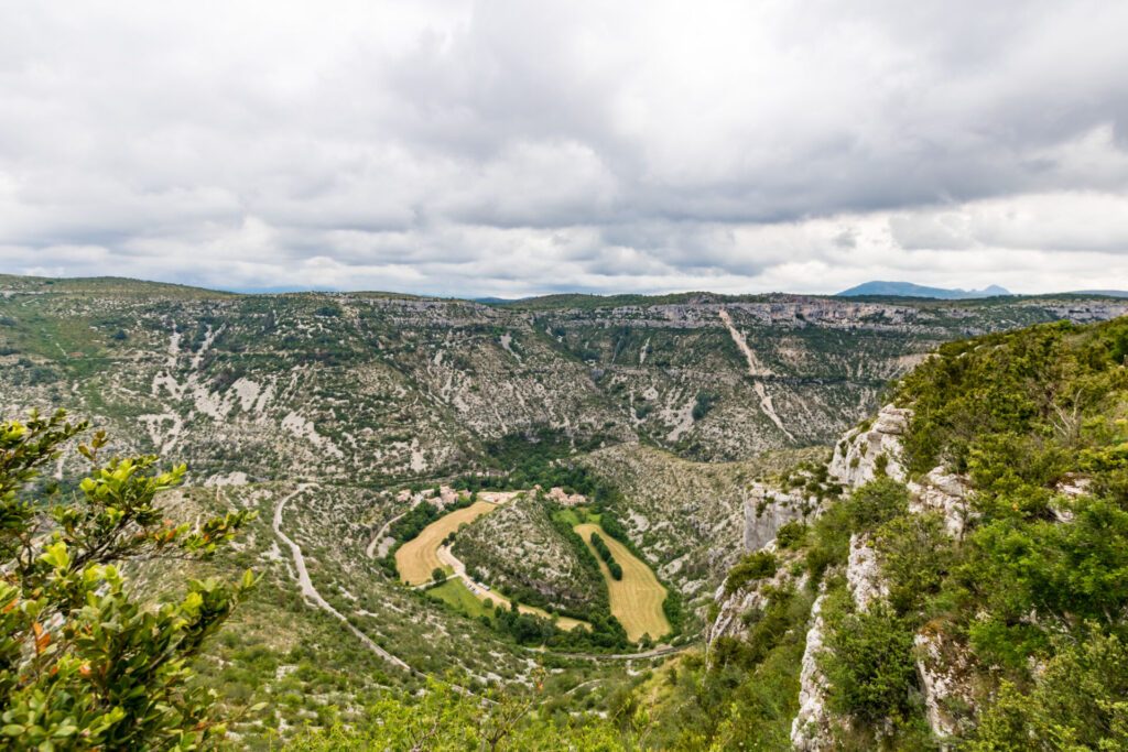 Paysage depuis les hauteurs du Cirque de Navacelles