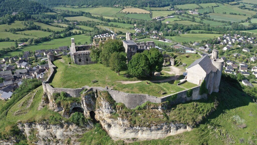 Sévérac-le-Château autour de Millau en Aveyron