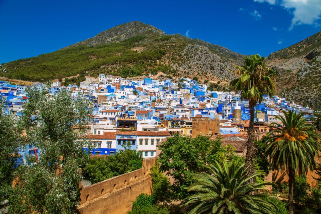 Vue sur Chefchaouen (Maroc)