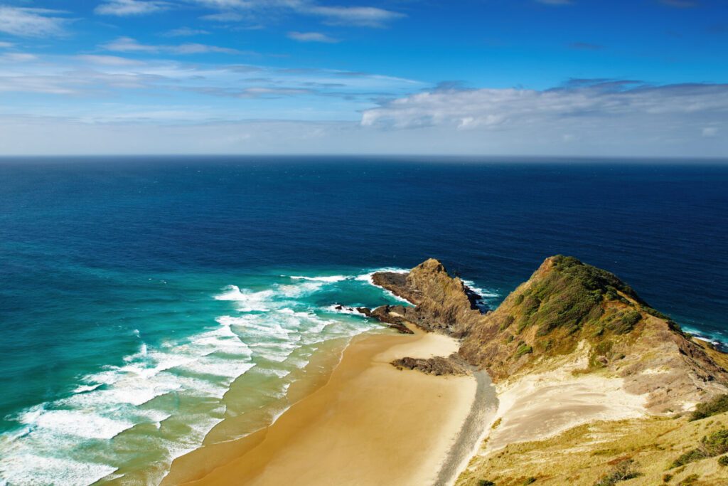 Cap Reinga - paysage Nouvelle Zélande