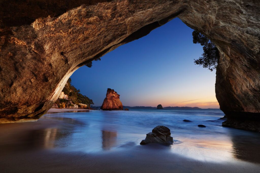 Cathedral Cove - paysage Nouvelle-Zélande