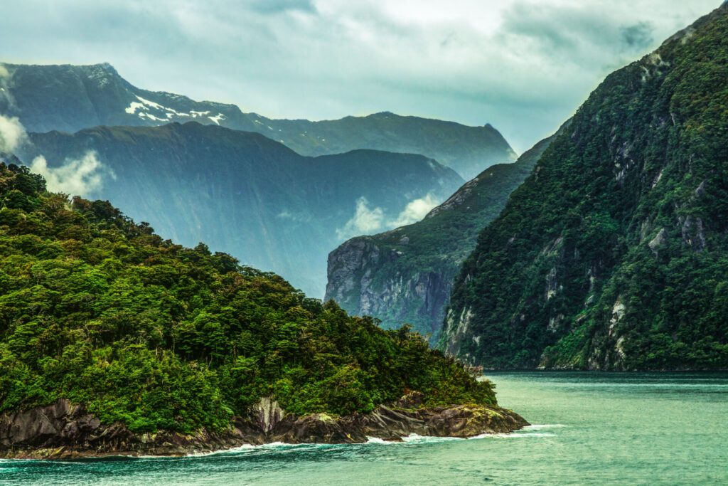 Fjord Doubtful Sound - paysage Nouvelle Zélande