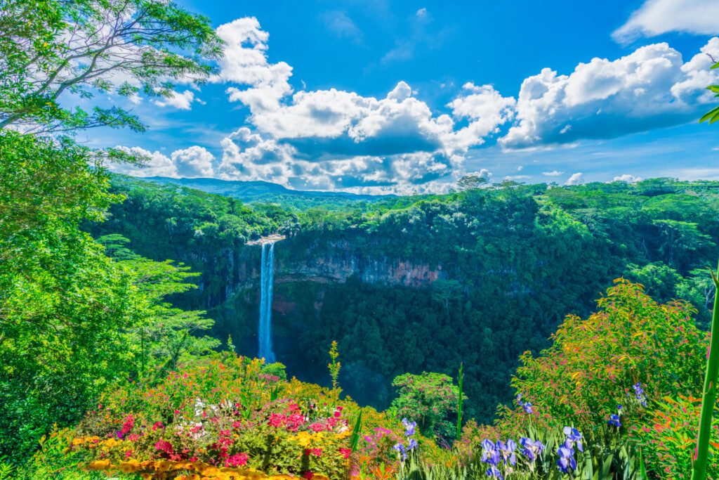 La cascade de Chamarel à Maurice