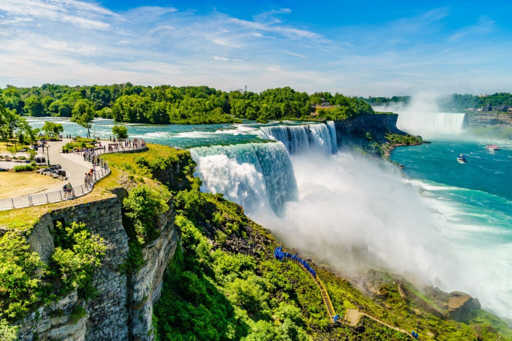 Les chutes du Niagara proche de Toronto