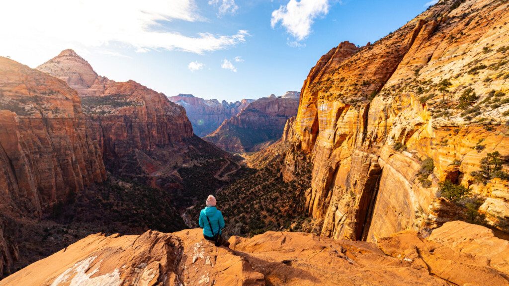 Les falaises du Parc National de Zion (Utah)