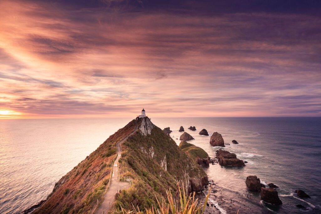 Nugget Point sur les côtes des Catlins - Nouvelle Zélande