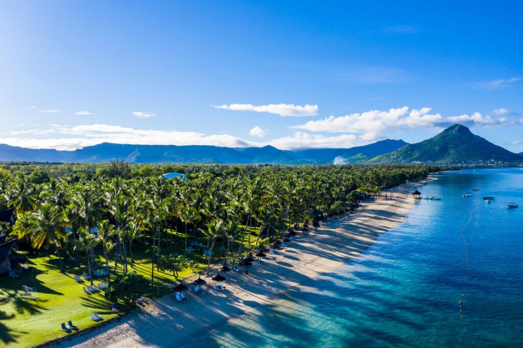 Plage à Flic en Flac, paysage île Maurice