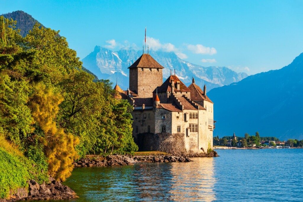 Le château de Chillon en Suisse