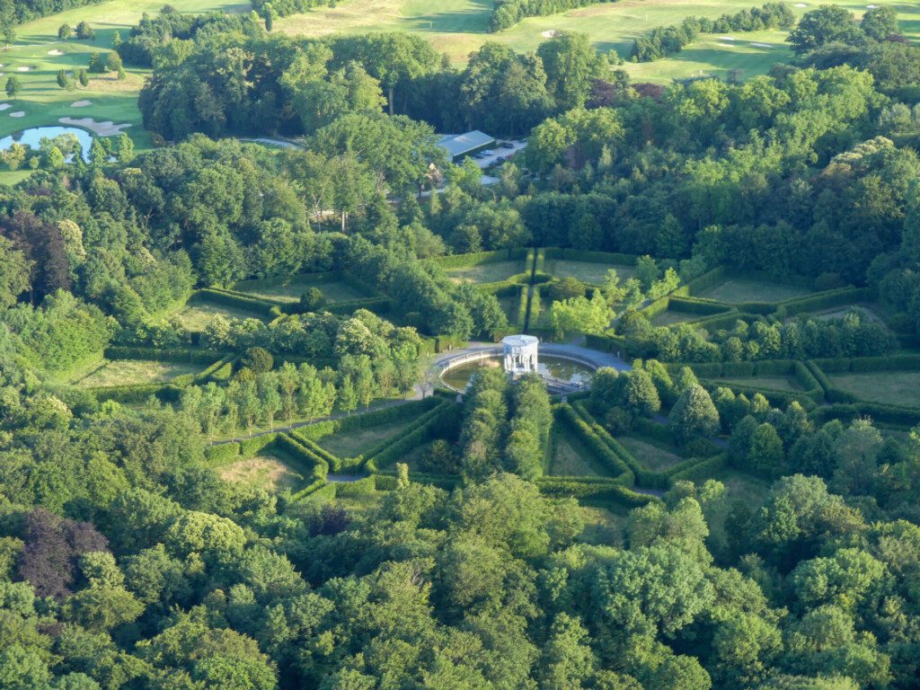 Le Parc d’Enghien vu du ciel