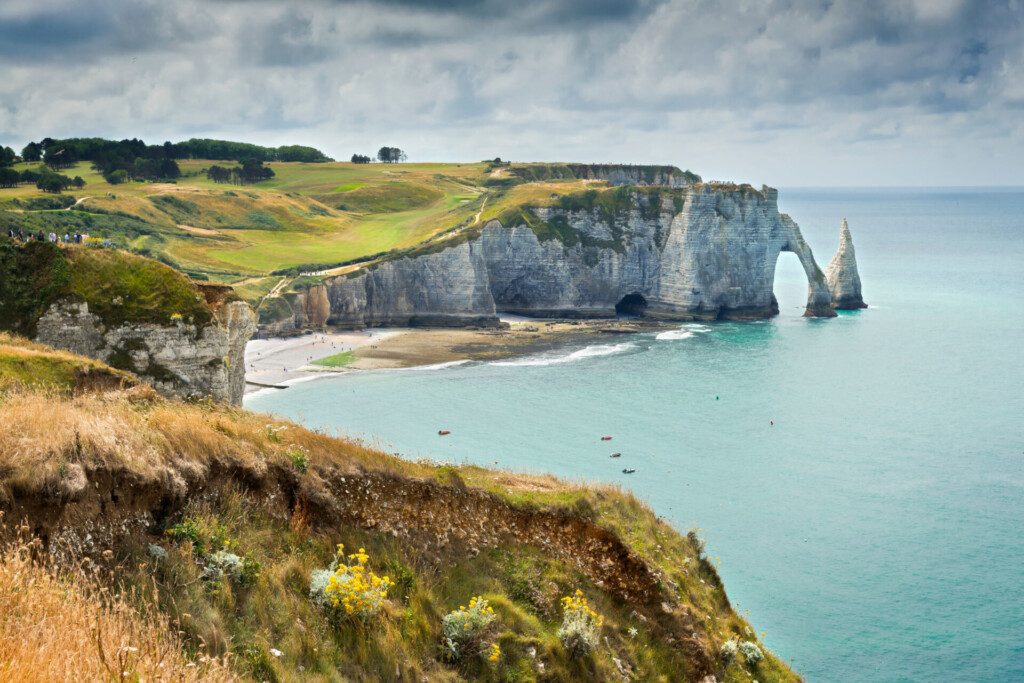 Les falaises d'Etretat en Normandie