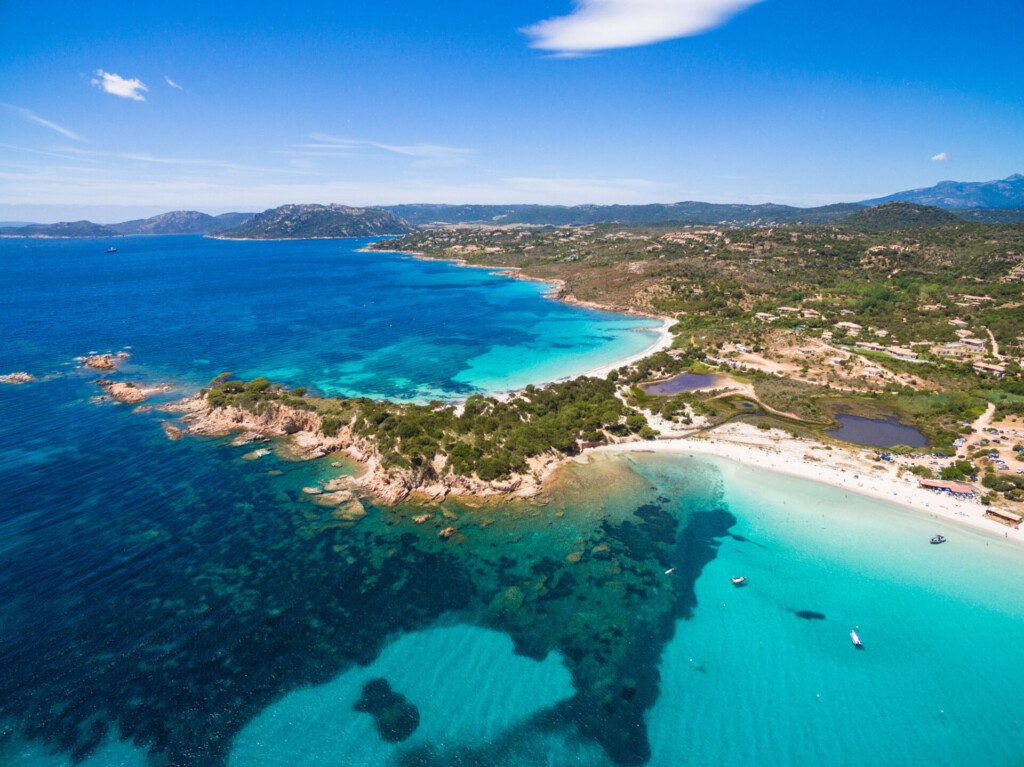 Plage de Palombaggia en Corse