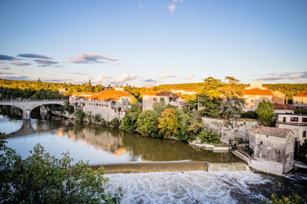 Ruoms au bord de l'Ardèche