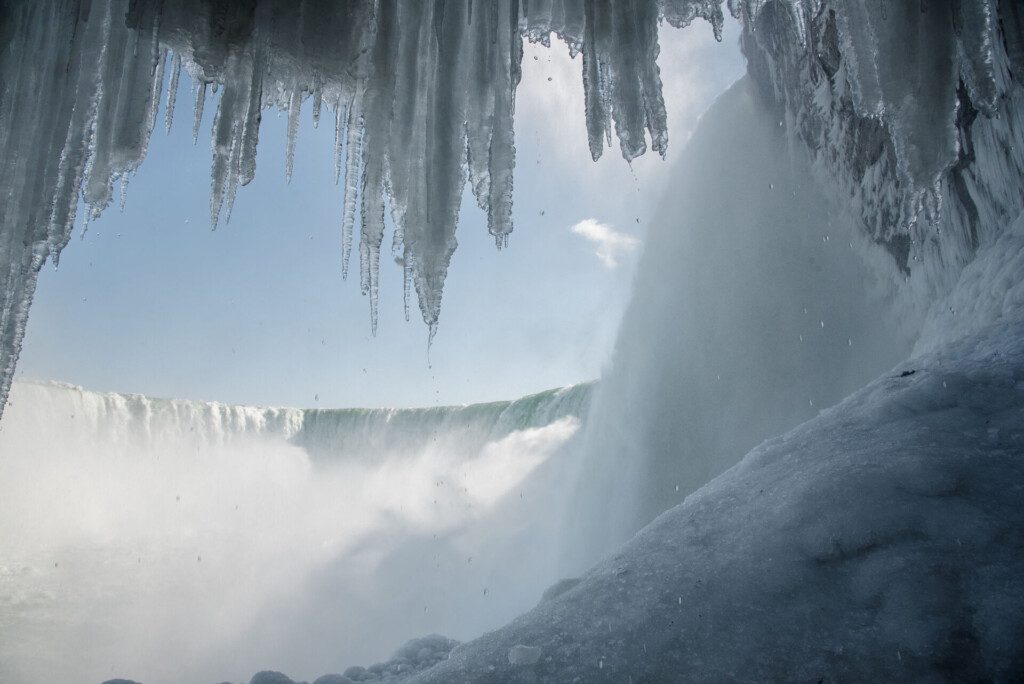 Chutes du Niagara en hiver glace