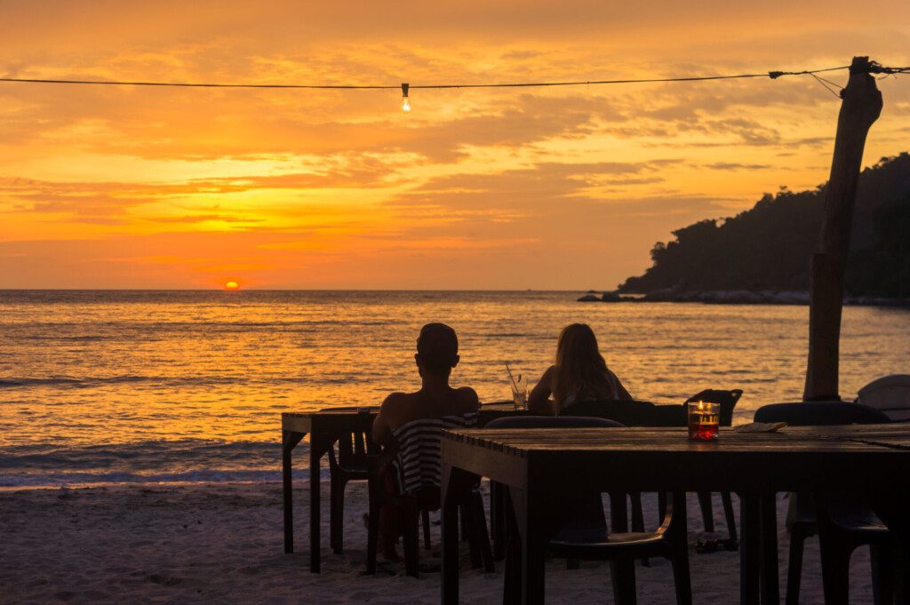 Coucher de soleil sur l'Île de Pangkor