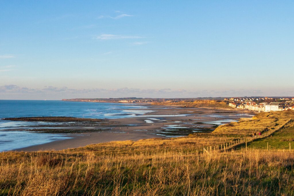 La Côte d'Opale depuis les falaises au sud de Wimereux pour un week end de Toussaint