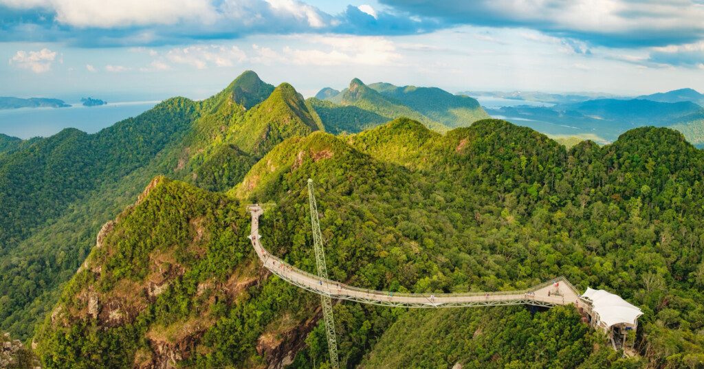 Langkawi SkyCab, une des principales attractions de l'île de Langkawi, Malaisie