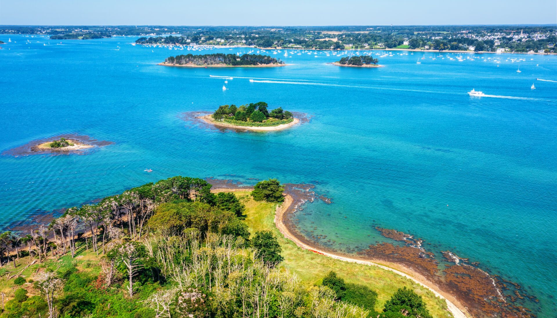 Le golfe du Morbihan en Bretagne