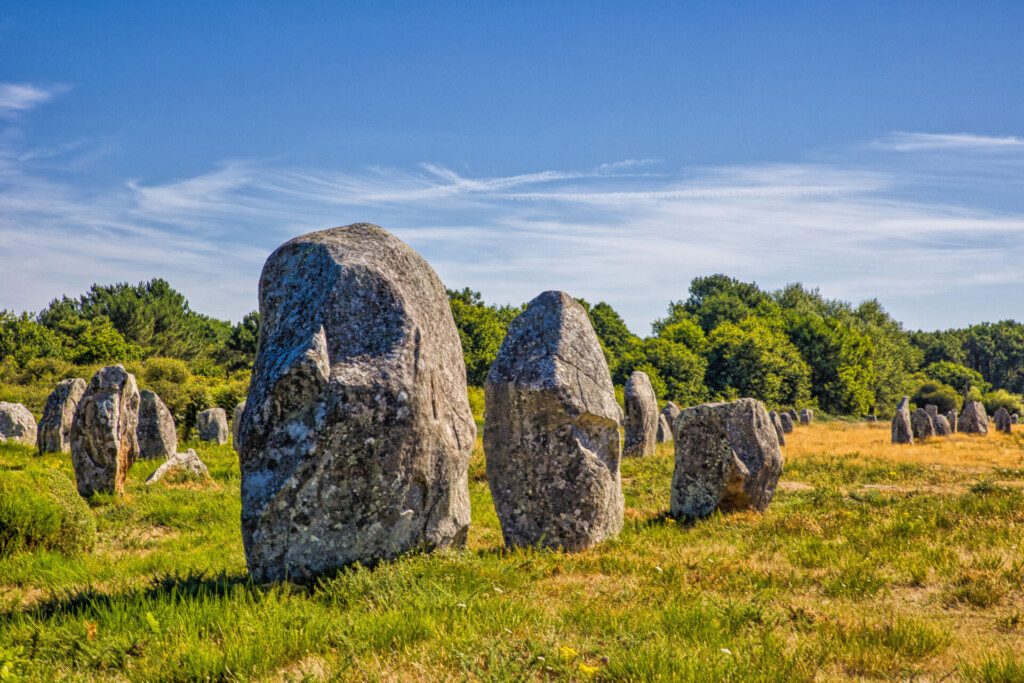 Les alignements de Carnac dans le golfe du Morbihan