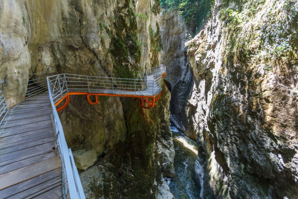 Les Gorges du Fier, autour de Genève du côté d'Annecy