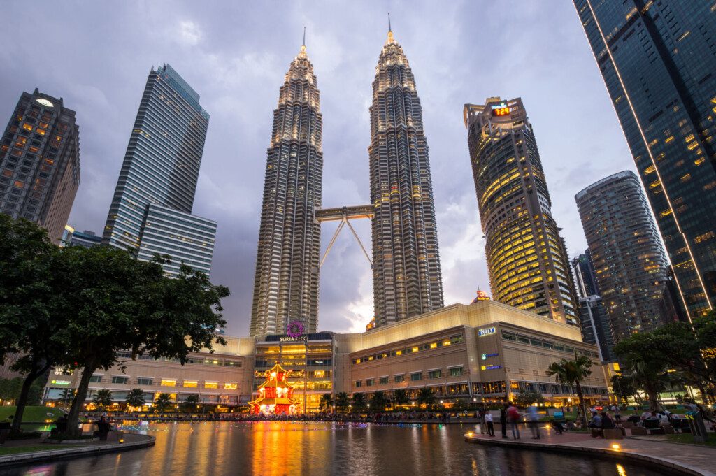 Les Tours Petronas symbole de la Malaisie et Kuala Lumpur