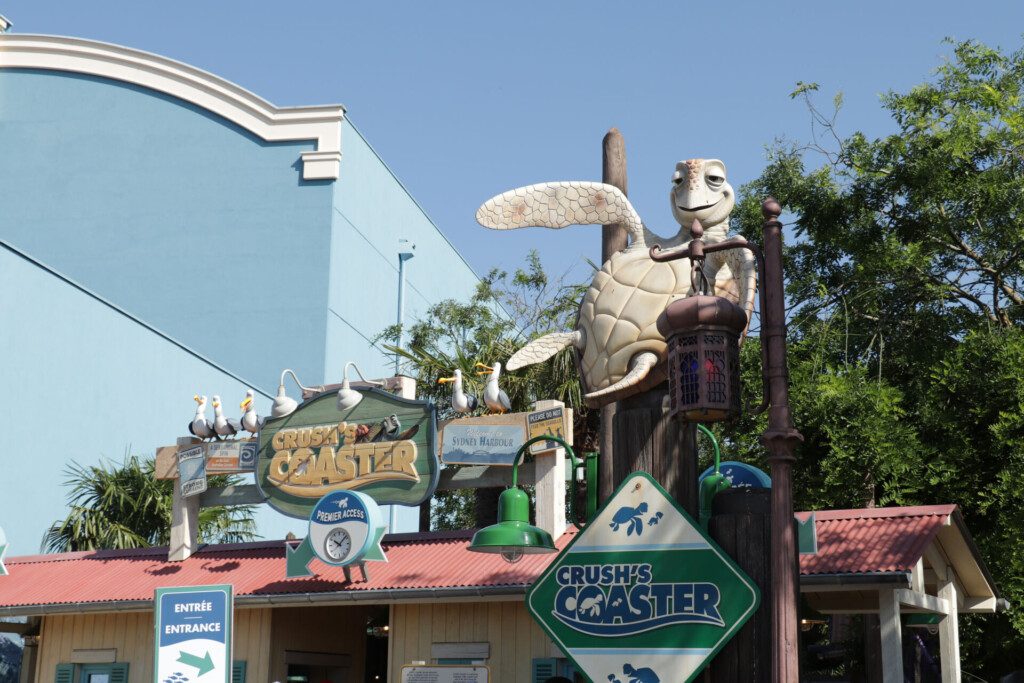 Disneyland Walt Disney Studios Crush's Coaster