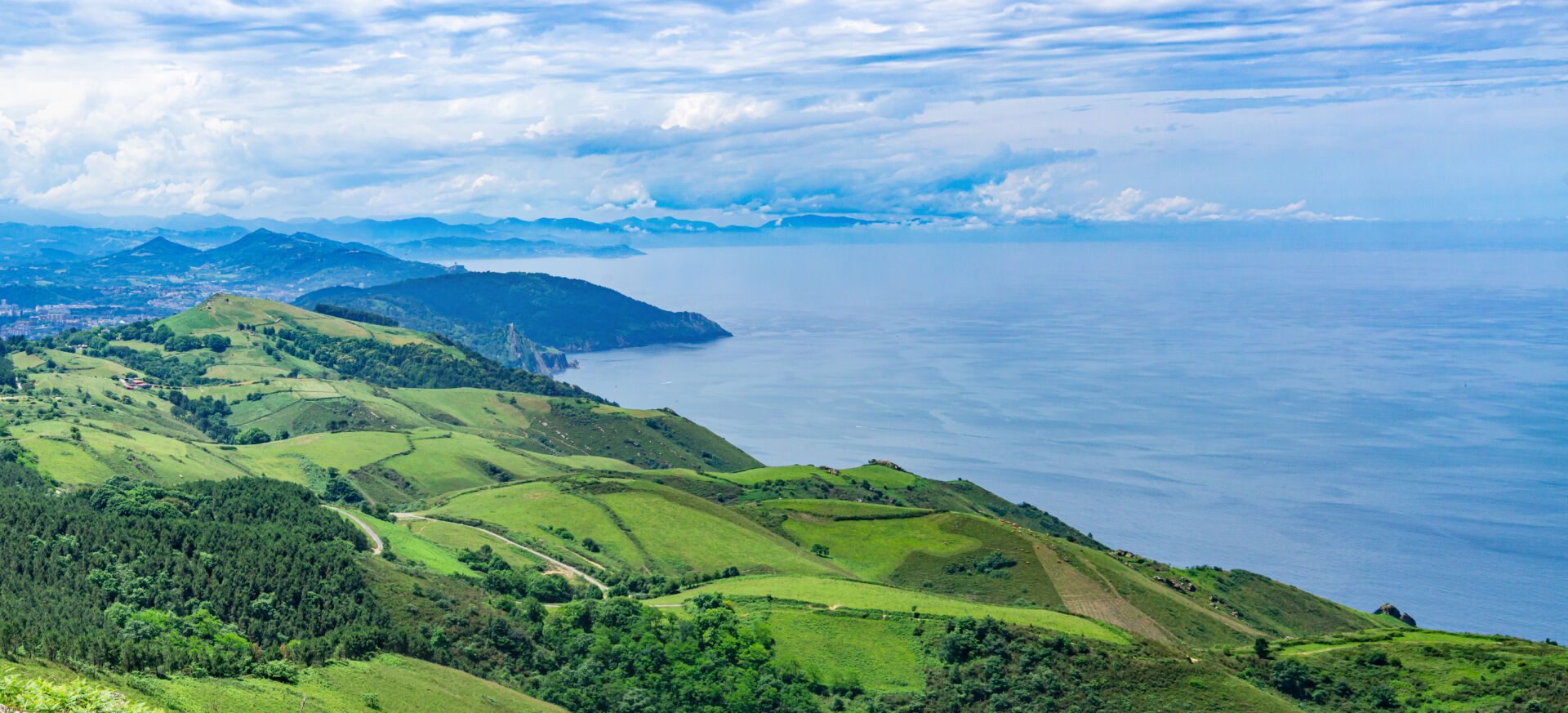 La côte basque autour de San Sebastian