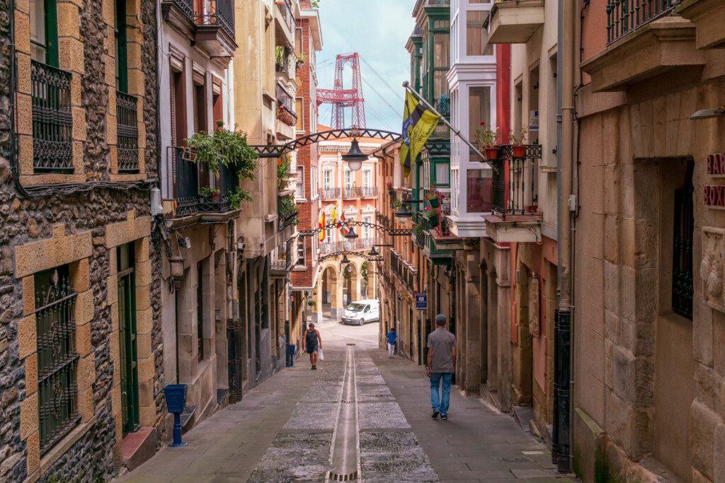 La vieille ville de Bilbao en Espagne