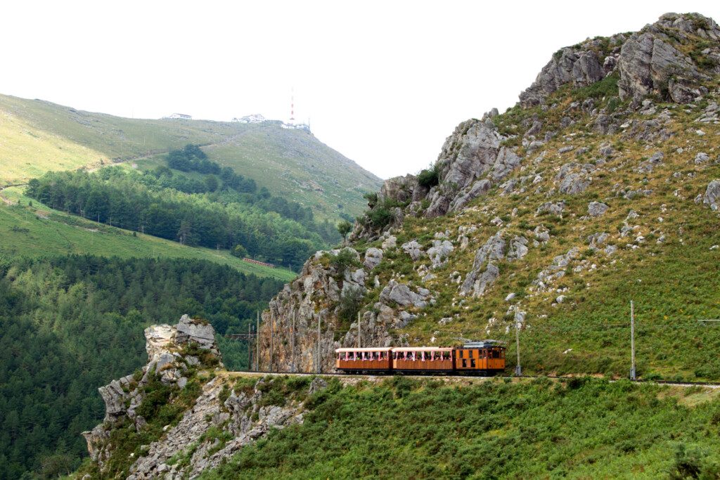 Le train de la Rhune dans le Pays Basque