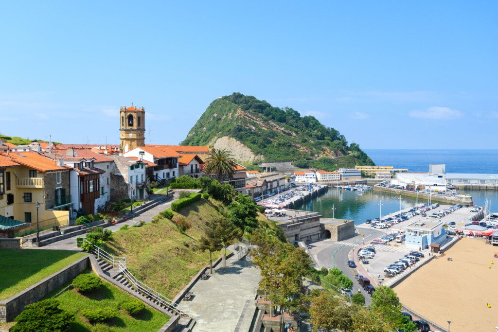 Le village de Getaria non loin de San Sebastian