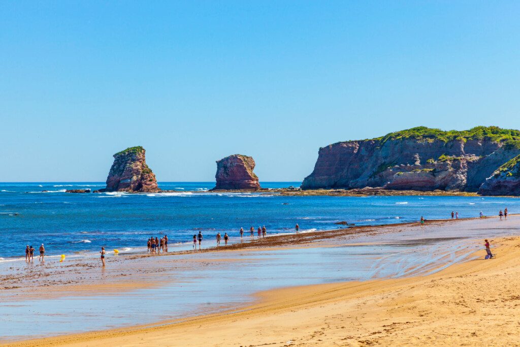 Plage de Hendaye proche de San Sebastian