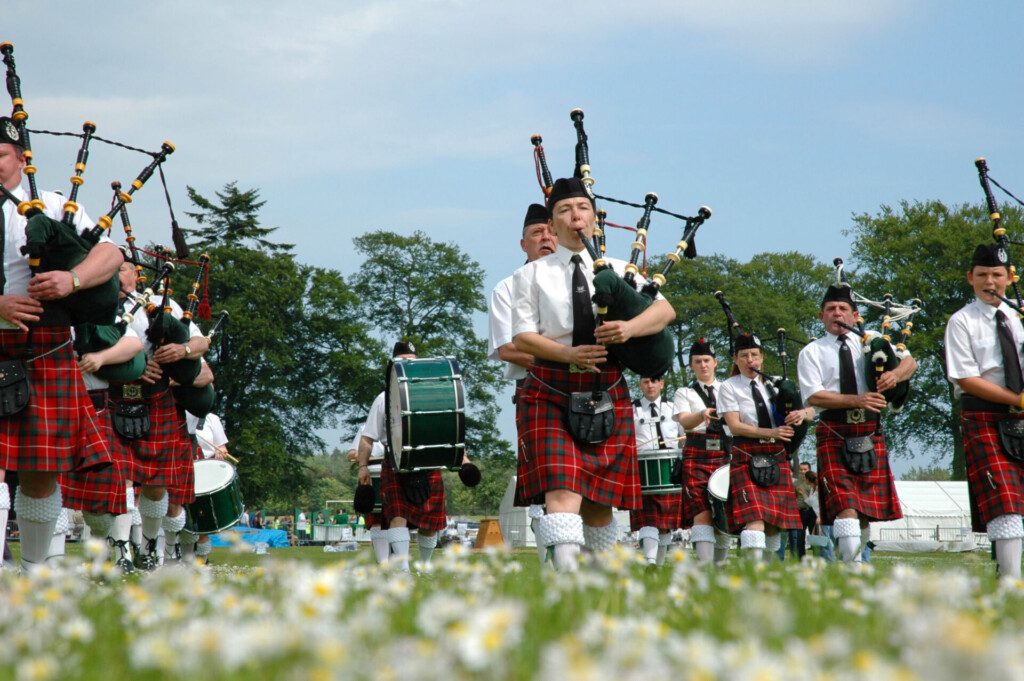 Concert de cornemuses à Glasgow Green