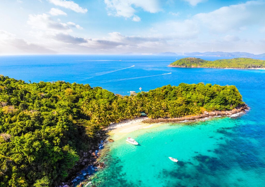 La petite île de May Rut au large de Phu Quoc