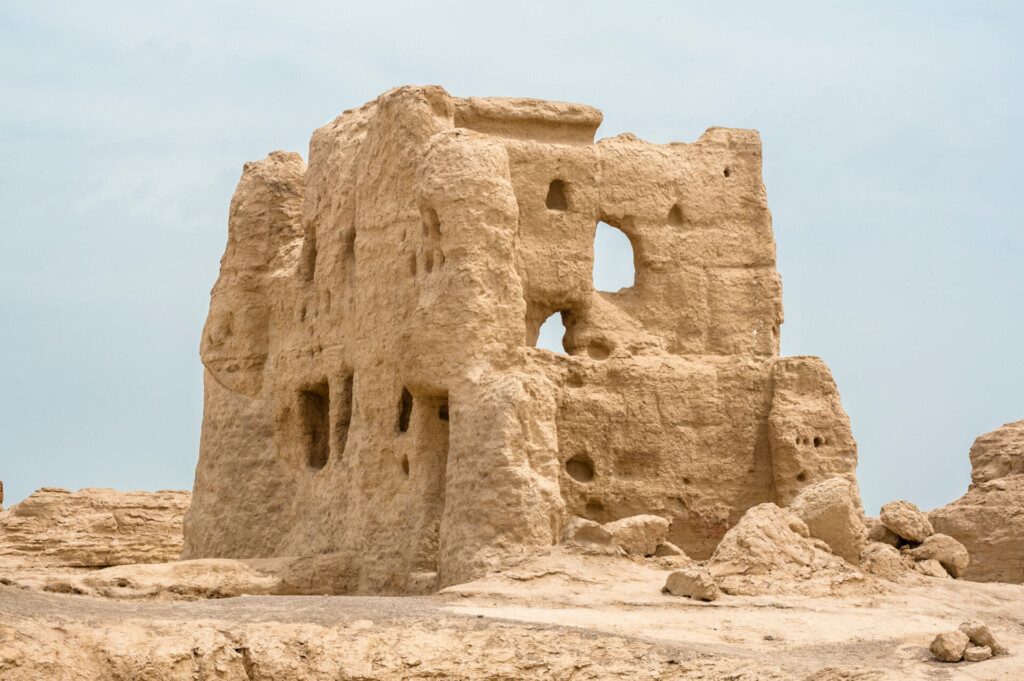 Les ruines de Jiaohe, à Turpan, en Chine