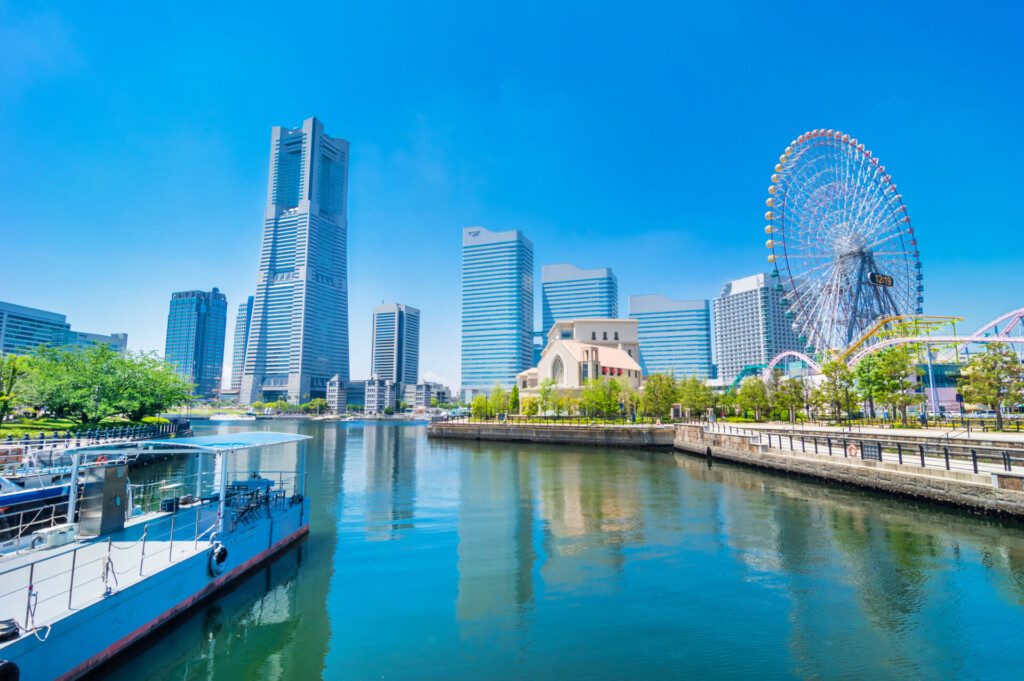 Yokohama et le quartier Minato Mirai 21, proche de Tokyo